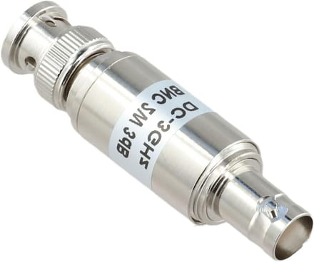 Vaste Demper - RF Component - Signaal Controle - 3dB Demping - DC-3GHz - Zilverkleurig