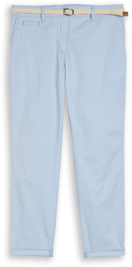 Tom Tailor - Slim fit chino met riem - Maat 38/30 - Kentucky Blue