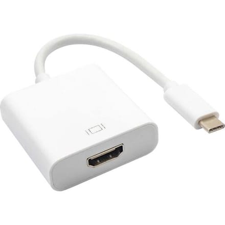 Akyga AK-AD-53 USB-C Adapter [1x USB-C stekker - 1x HDMI-bus] 4K UHD 15 cm