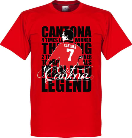Eric Cantona Legend T-shirt - Rood - 3XL