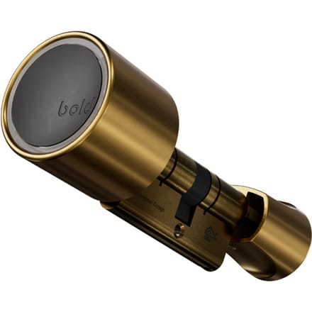 Bold Cilinder - Bold Elite - SX-33 - Slim deurslot - RVS - Messing