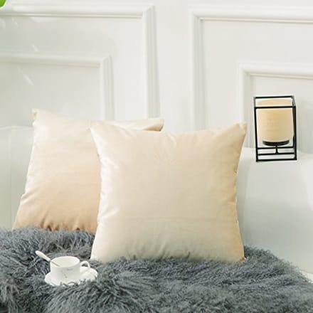 Fluwelen Decoratieve Kussenslopen Set - 18x18 Inch