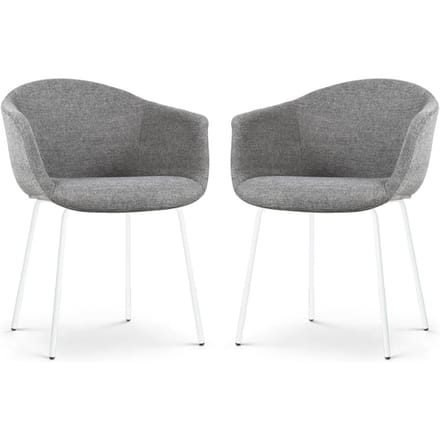 Set van 2 eetkamerstoelen Nora-Otis | Nolon