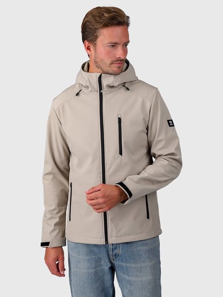 Brunotti Mib Heren Softshell Jas | Beige