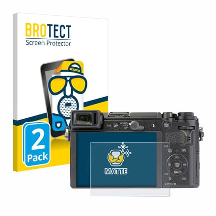 BROTECT - Screenprotector voor Panasonic Lumix DC-GX9 - Folie Beschermfolie matte 2 Stuks