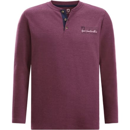 Shirt met lange mouwen IVOR donkerrood