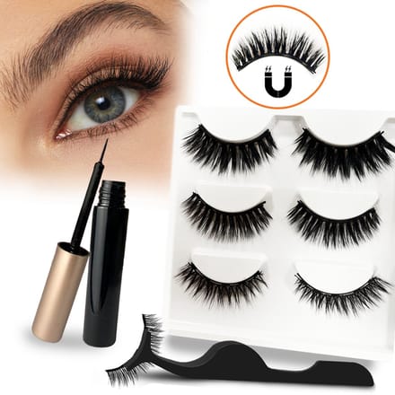 Magnetische Nep Wimpers - Wimperextensions - Cluster - Lashes - Naturel - Diy lashes - Stukjes wimpers - 3 segmenten