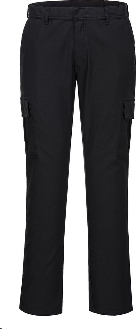 Portwest Stretch Slim Fit Combat Broek S231 - Zwart - 28