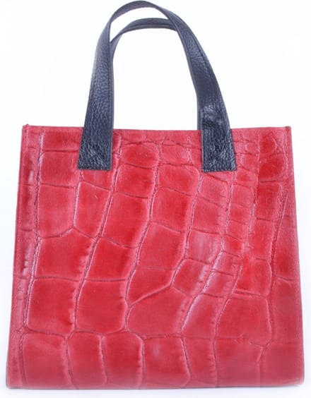 Giuliano handtas Geneviève - Rood - Dames - Made in Italy