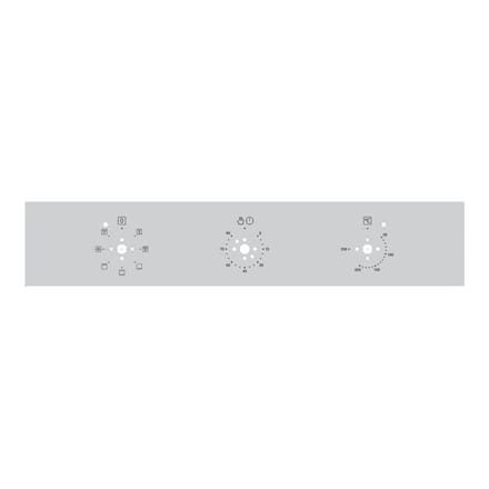AEG controlepaneel, inox 140236058016