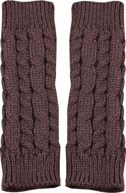 Dames Handschoenen Donker Bruin Maat One size