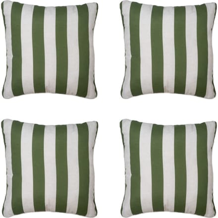 Madison - Sierkussen Amora - Groen - 50x50x10cm - Set van 4