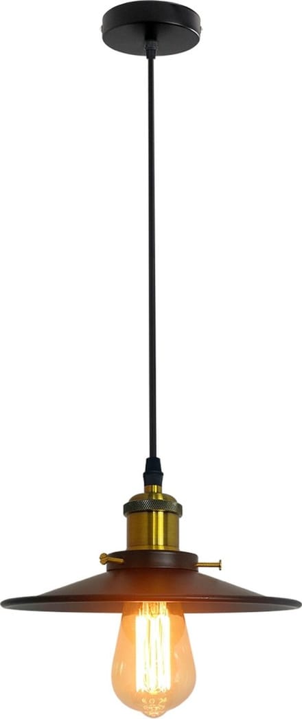 OHNO - Woonaccessoires - Ciro Hanglamp - Zwart, Goud - Tijdloos - Modern - Industrieël