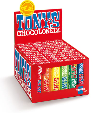 Tony's Chocolonely - Proeverijtje - Chocolade cadeau - Verjaardag - Geschenkset - 6 reepjes - 12 stuks