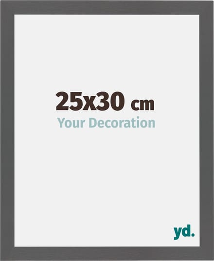 Your Decoration - Fotolijst 25x30 cm - MDF - Antraciet - Mura