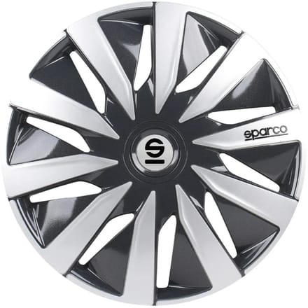 Sparco Wieldoppen Lazio 14 inch Grijs/Zilver