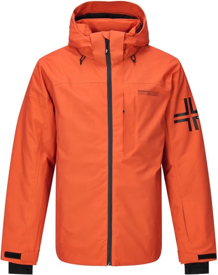 Nordberg Hamer Woven Ski Jas - Heren - Oranje - Maat L