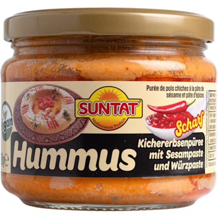 Hummus met sambal (pikant)