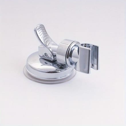 Douchehouder, 360° Verstelbare Zelfklevende Douchekop Standhouder Zuignap Houder Badkamer Accessoires gray