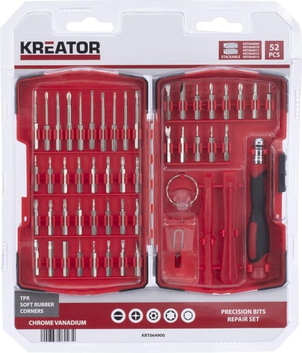 Kreator KRT064900 Precisie reparatie set - 52 stuks