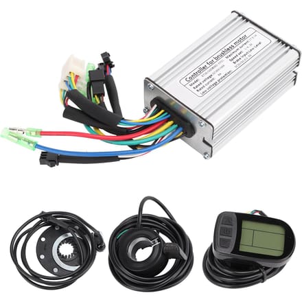 36V48V 350W Elektrische Motor Controller Kit 17A Borstelloze Motor Controller met KT LCD5 Display white