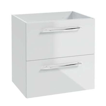STAMAR - Badkamerkast 59cm met Wandcloset - Badkamermeubel - Wit