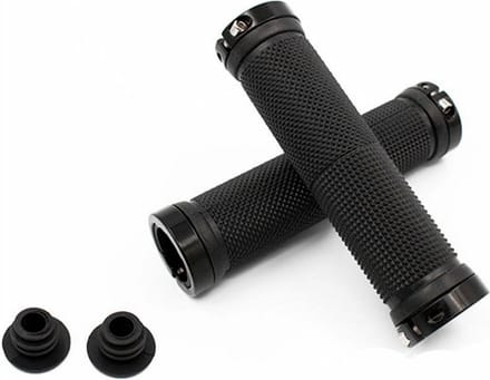 hbs TS-1102Z - Aluminium Fietshandvatten - 13 cm - Antislip Rubber Grip