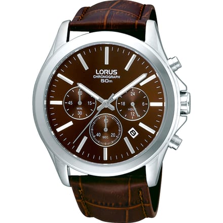 Lorus RT381AX9 - Horloge - 42 mm - Bruin