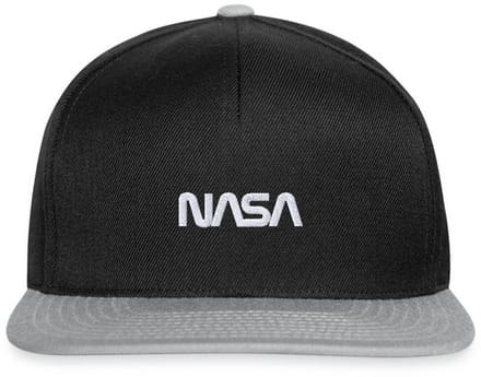 NASA Logo Klein Wit Borduurwerk Snapback cap