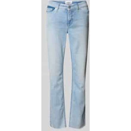 tapered fit jeans van katoenmix model 'PIPER'