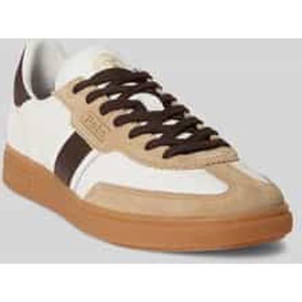sneakers van echt rundleersuède