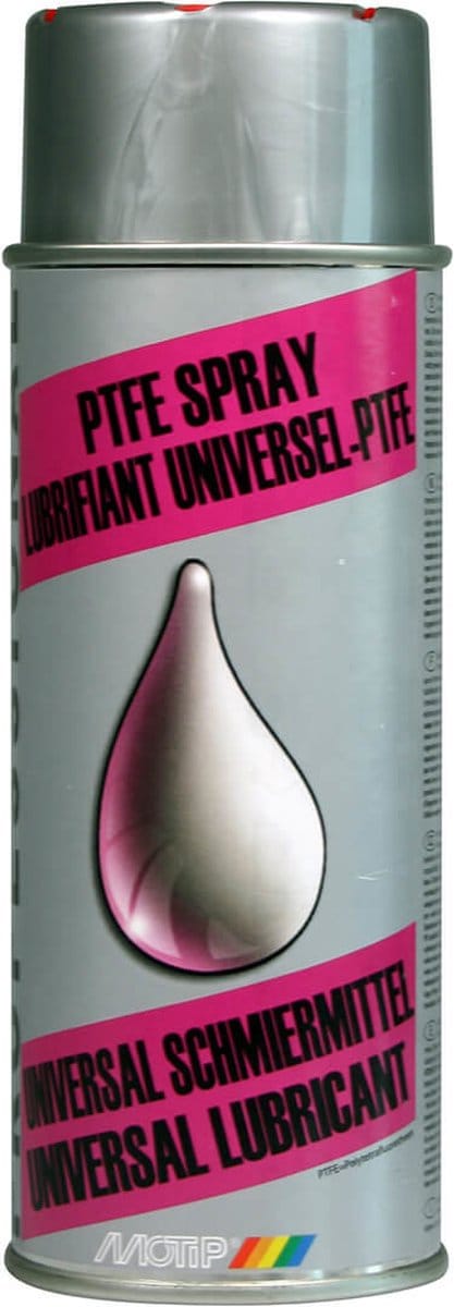 Motip PTFE spray - Universeel smeermiddel - Waterafstotend - 400ml - Voor metaal en kunststof