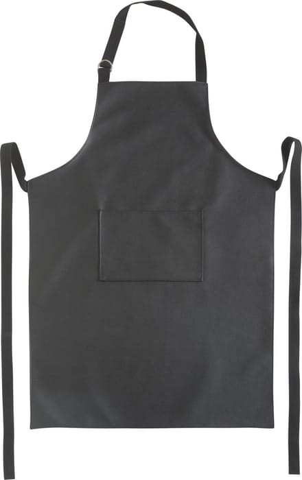 1x Monaco schort Black - lederlook - Zwart - Kunstleder - 96x64cm