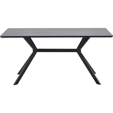 WOOOD Bruno Eettafel - Mdf - Zwart - 160x90