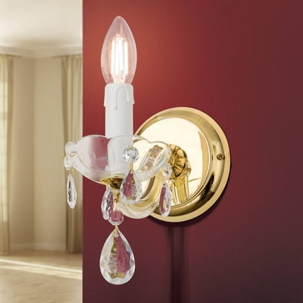 ORION Wandlamp Marie Claire, kristalglas, 1-lamp