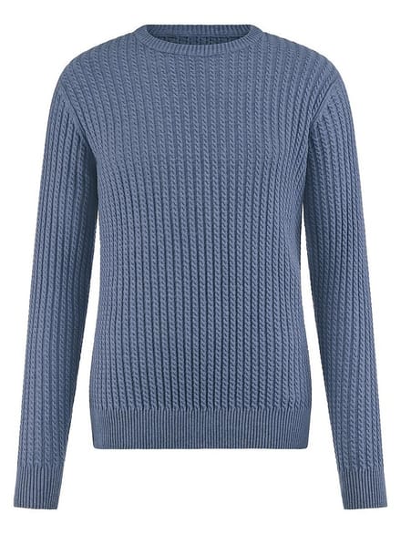Trui ronde hals Van Louis Sayn blauw
