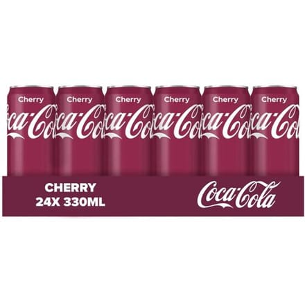 Coca-Cola Cherry Cola frisdrank - 24 x 330 ml