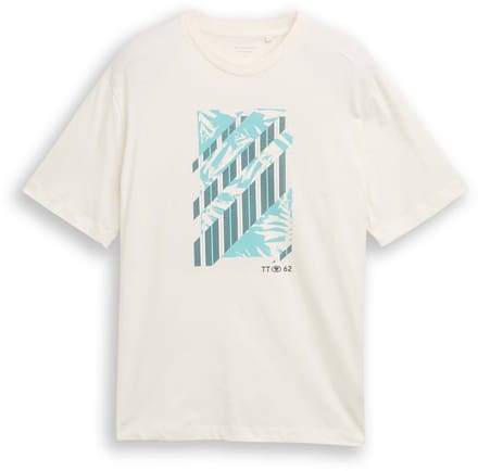 T-shirt met print op de borst Tom Tailor