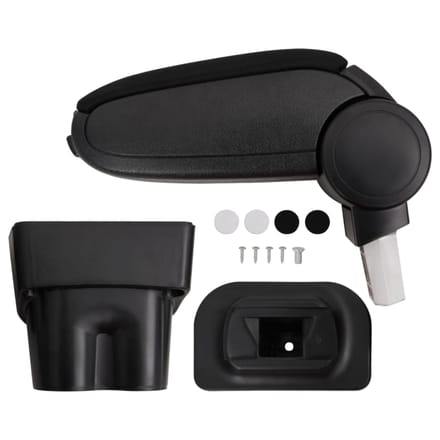 vidaXL Autoarmsteun 17x32x(35,5-52) cm ABS zwart