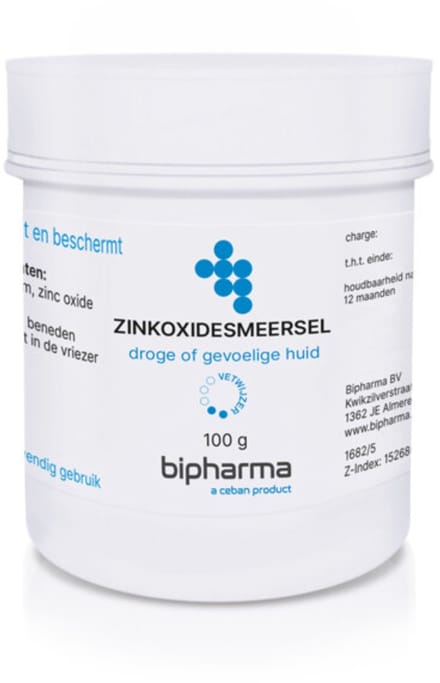 Zinkoxidesmeersel zinkolie