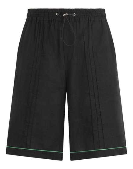 Linen Drawstring Shorts Plein Tennis