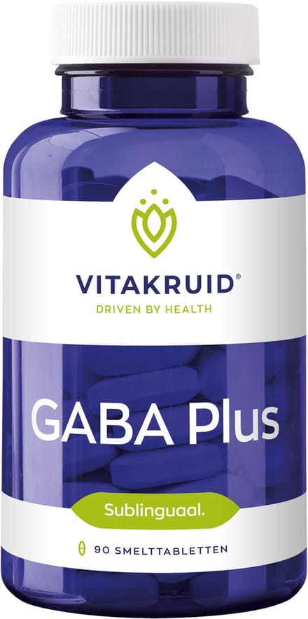 Vitakruid Gaba Plus Sublinguaal  Voedingssupplement - 90 smelttabletten