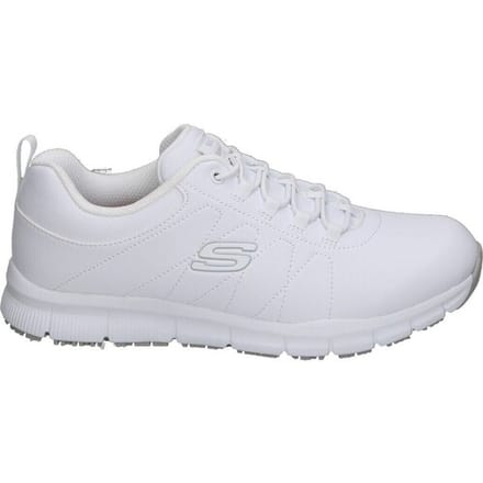 Skechers Work Nampa - Beja dames sneakers wit - Maat 36 - Extra comfort - Memory Foam