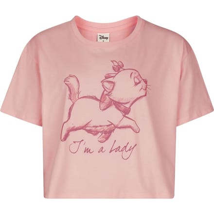 Aristocats - Disney T-shirt - Marie - I'm A Lady - S tot XXL - voor Vrouwen - roze