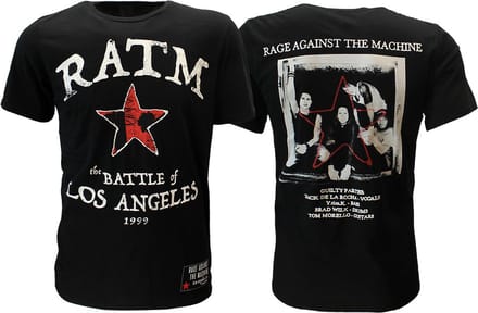 Rage Against The Machine Battle Star T-Shirt - Officiële Merchandise - M