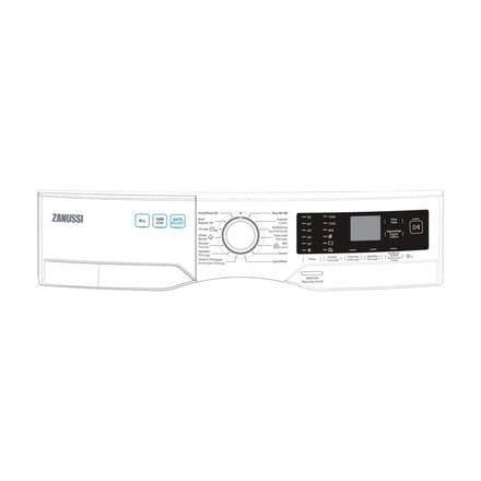 AEG controlepaneel, wit, Zanussi 140208731012