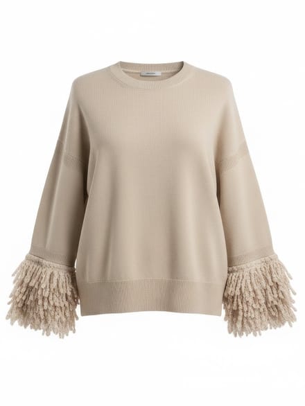 dames t-shirts d.exterieur - franje mer.comf ronde - wit