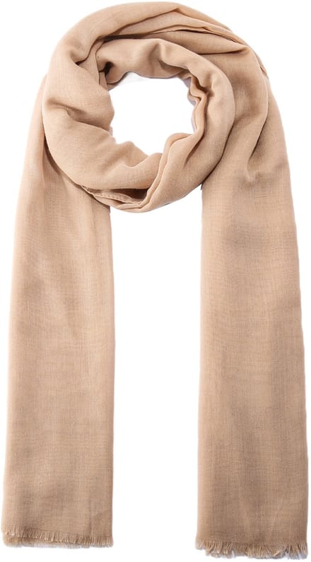 Emilie scarves - sjaal - beige - basic sjaal - omslagdoek - lang - 200X90CM