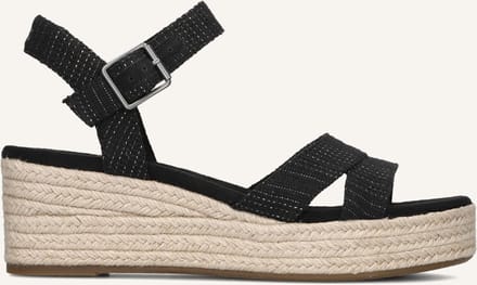 Toms Audrey Sandalen - Met Sleehak - Dames - Zwart - Maat 41