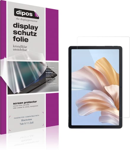 dipos – 2x Beschermfolie geschikt voor Blackview Tab 9 11 Zoll | Krasbestendige & heldere Screenprotector Ultra-Thin